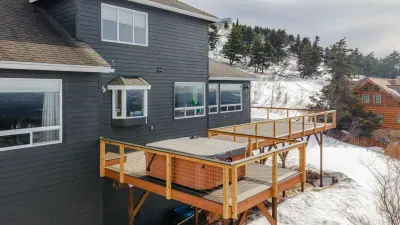 Keller ~1,037 sq ft Trex deck — aerial views & full build walkthrough