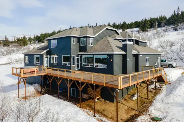 Detail of Keller ~1,037 sq ft Trex deck — aerial views & full build walkthrough