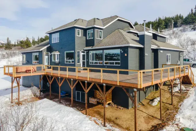 Detail of Keller ~1,037 sq ft Trex deck — aerial views & full build walkthrough
