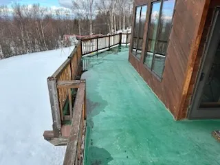 Detail of 922 sq ft TimberTech deck in Anchorage