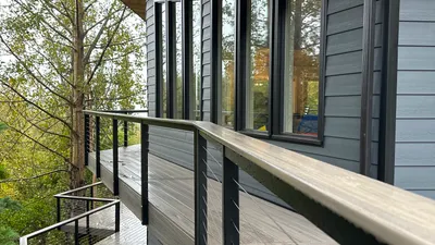 Blakeslee 1,750 sq ft multi-level deck