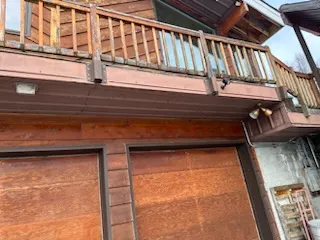 Detail of 922 sq ft TimberTech deck in Anchorage