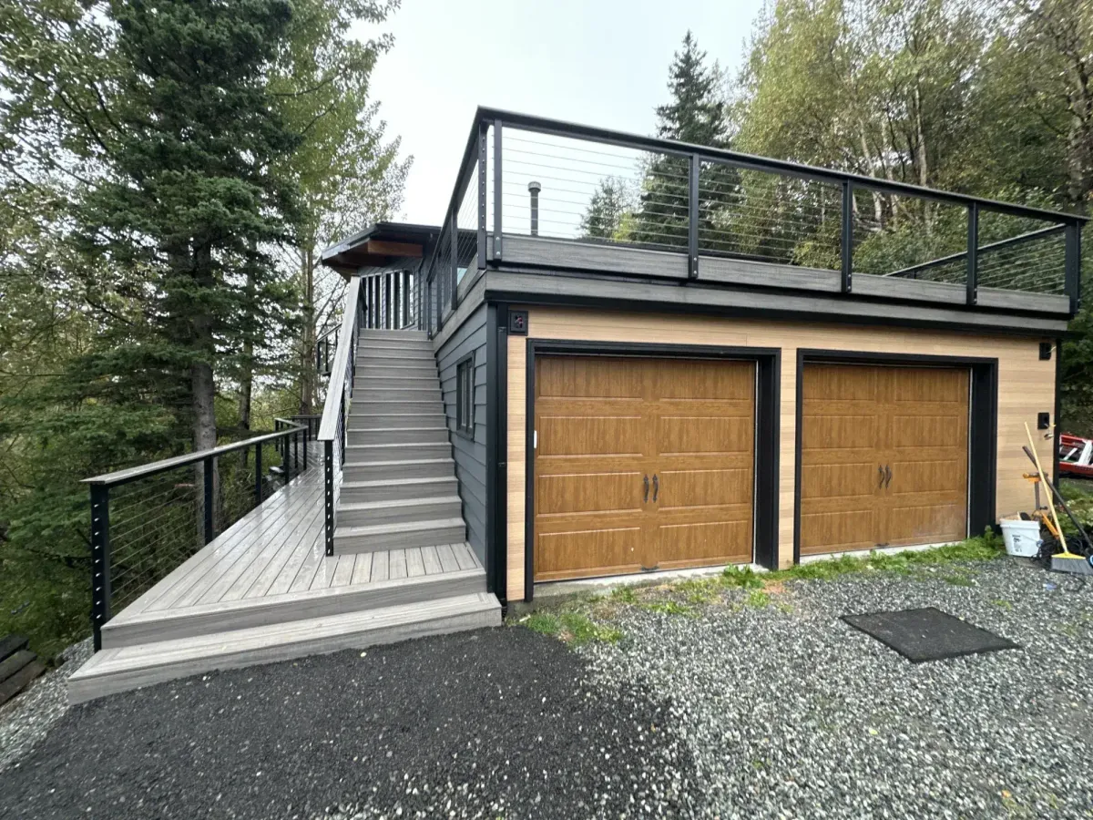 Midtown modern deck